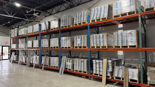 Floorstock discount flooring warehouse in Franklin, WI