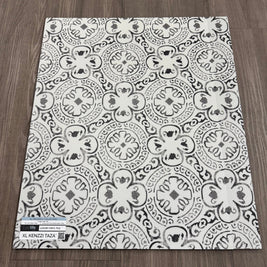 MSI Everlife Trecento Kenzzi Taza black and white Moroccan pattern luxury vinyl tile