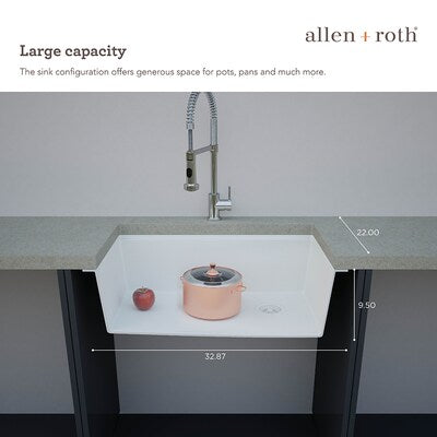 Allen + Roth Farmhouse Sink