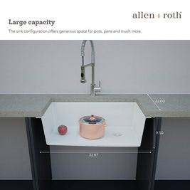 Allen + Roth Farmhouse Sink
