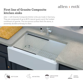 Allen + Roth Farmhouse Sink